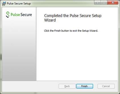 SSL VPN SERVICE FOR WINDOWS (PULSE SECURE) NOTE THIS