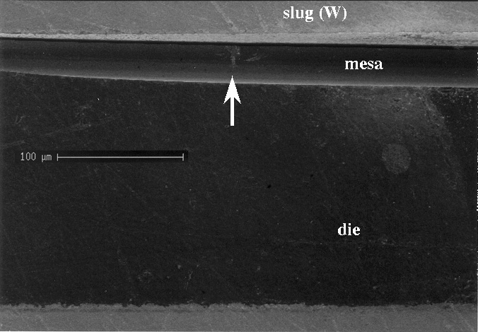 EOS SIMULATION AND FAILURE ANALYSIS OF METALLURGICALLY BONDED SILICON