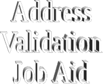INTRODUCTION THE SPRINT ADDRESS VALIDATION TOOL ALLOWS THE INITIATOR