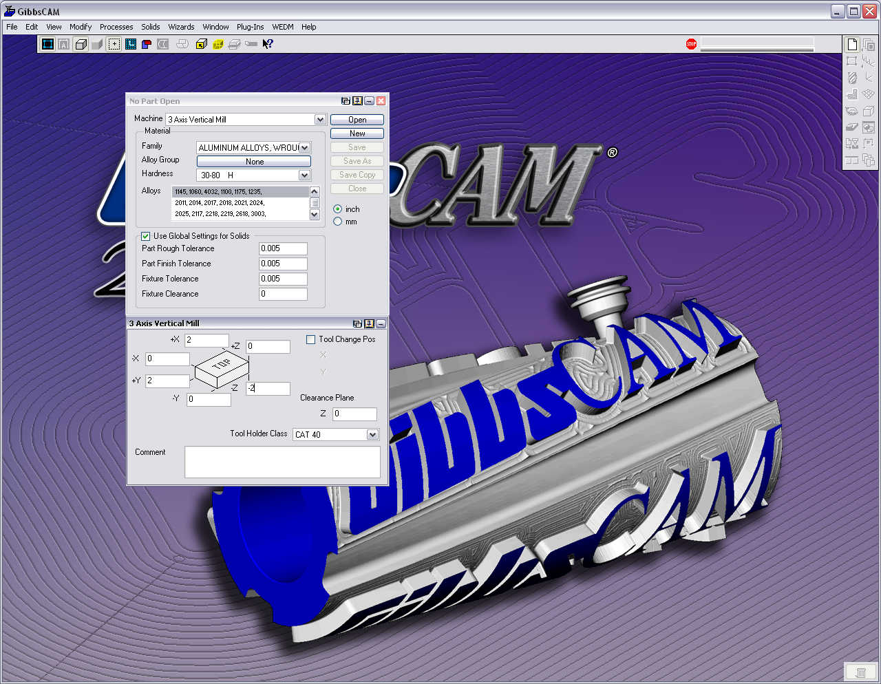 USING GIBBS CAM FOR CNC MILLING LEARNING OBJECTIVES 