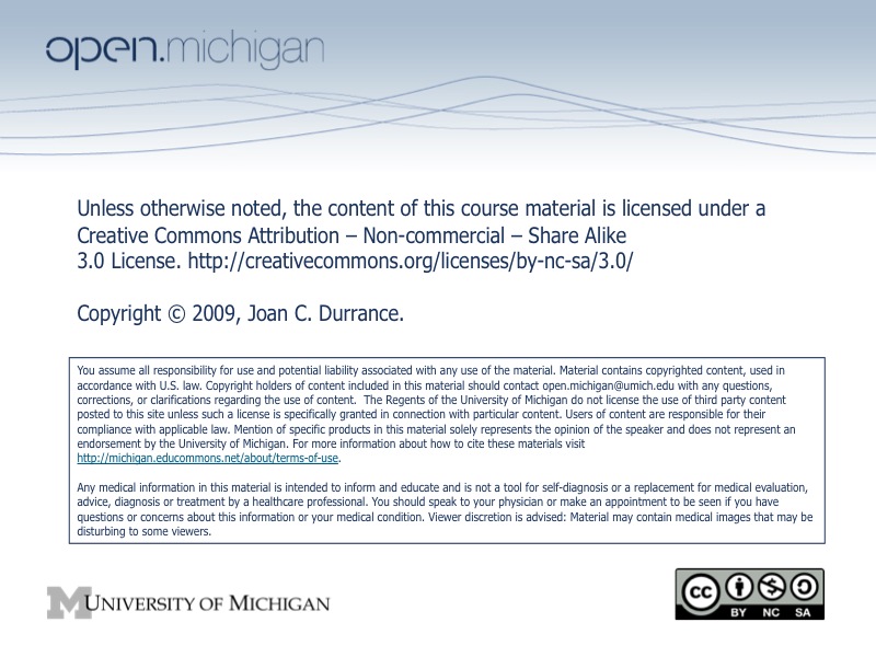 SI 623 WINTER 2009 OUTCOMEBASED EVALUATION OF PROGRAMS AND
