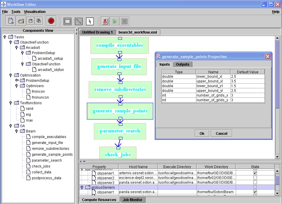 WORKFLOW TOOL FOR ENGINEERS IN A GRIDENABLED MATLAB ENVIRONMENT