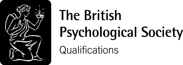 COUNSELLING PSYCHOLOGY QUALIFICATIONS BOARD QUALIFICATION IN COUNSELLING PSYCHOLOGY APPLICATION