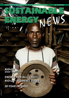 S USTAINABLE ENERGY NEWS NO 73 NEWSLETTER OF INFORSE